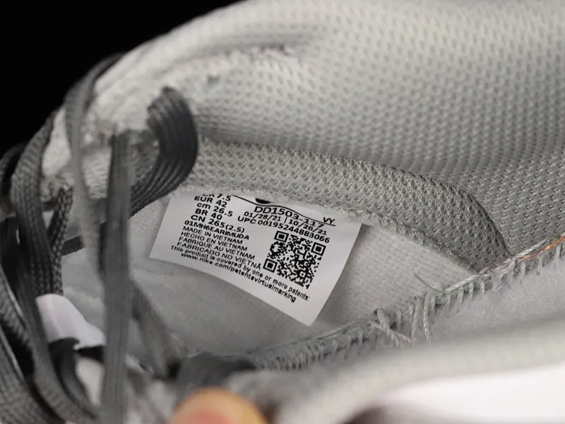 All categories Nk SB Dunk series Nk SB Dunk Low low-top sneakers F version special price Nk Dunk Low "Light Smoke Grey" white gray SB low-top sports and leisure sneakers DD1503-117